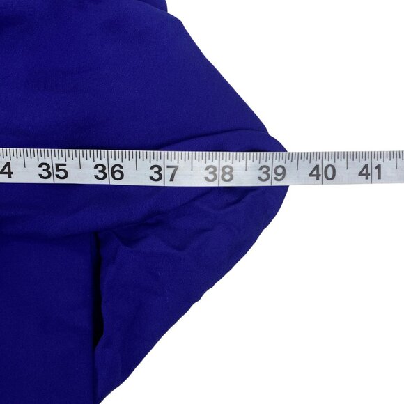 Marchesa Notte Sheath Cocktail Dress | 10 | Royal Blue Silk | Embellished - Picture 13 of 13